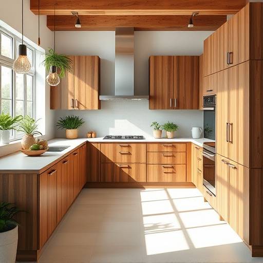 Cozinha moderna com armários planejados da Mobiliário Elegância Tropical