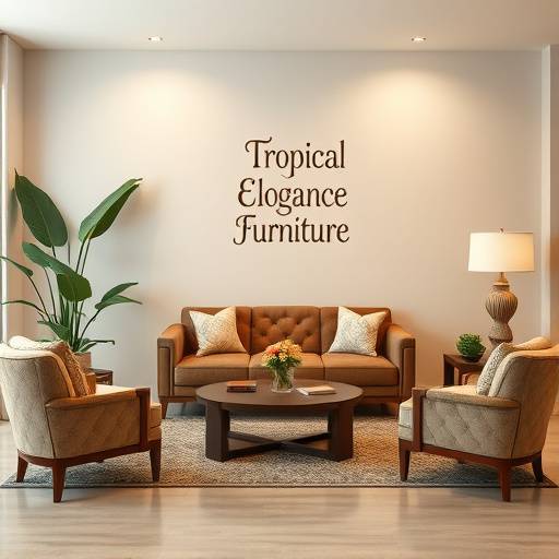 Logotipo da Mobiliário Elegância Tropical