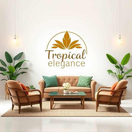 Logotipo da Mobiliário Elegância Tropical